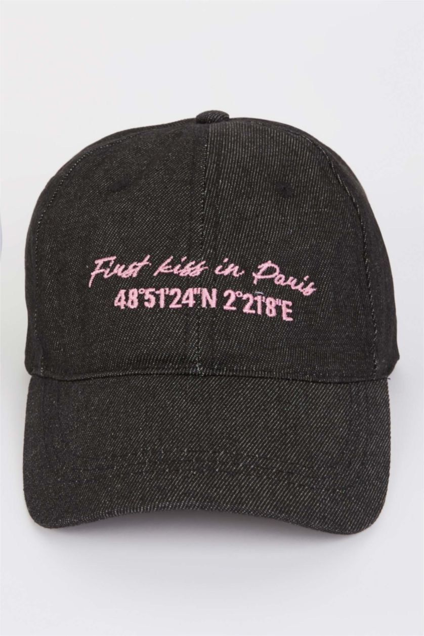 نساء أسود شفقة كاب قطن نسائي