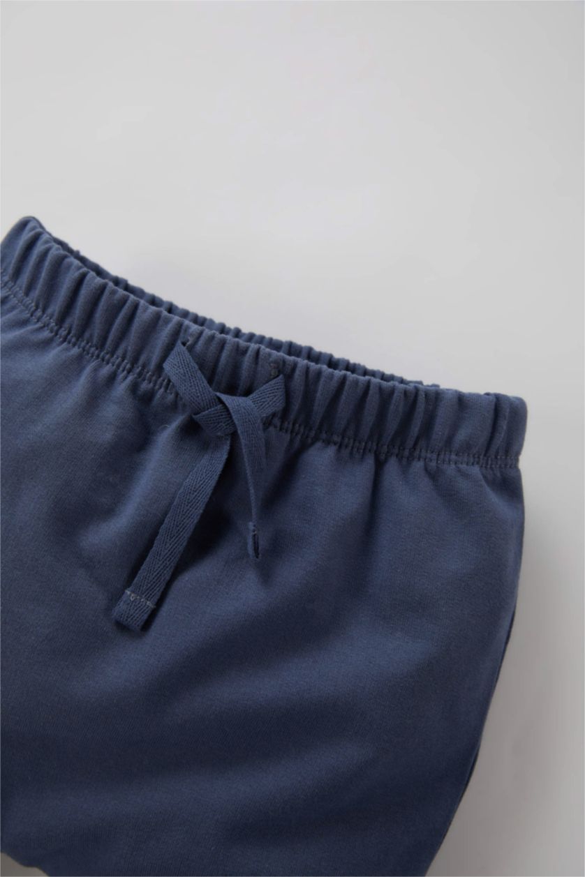 BABY GIRL Indigo Baby Boy Regular Fit New Year Printed Thin Fabric Sweatpants