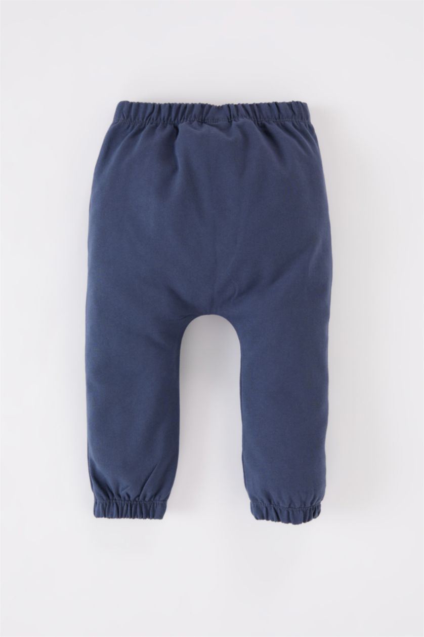 BABY GIRL Indigo Baby Boy Regular Fit New Year Printed Thin Fabric Sweatpants