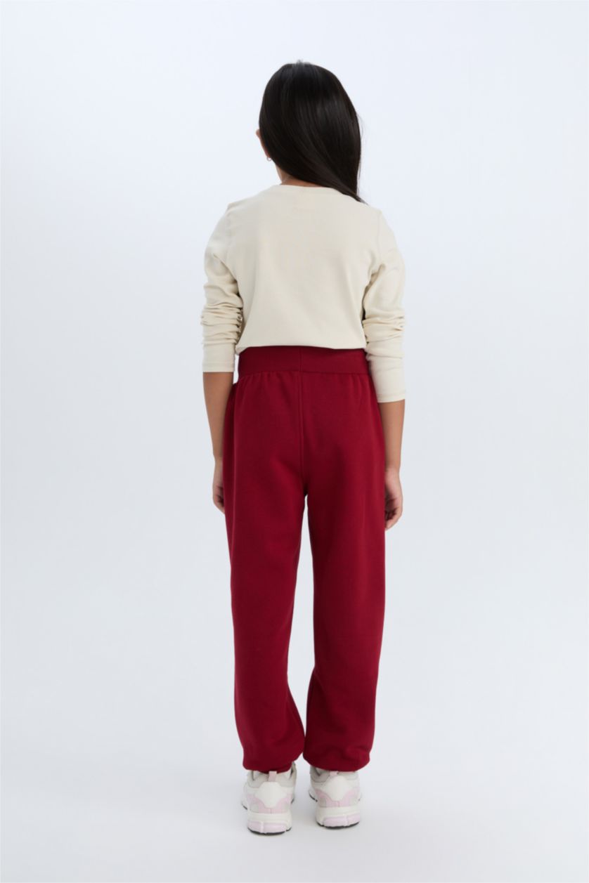 GIRLS & TEENS Bordeaux Baby Girl Basic Jogger Sweatpants