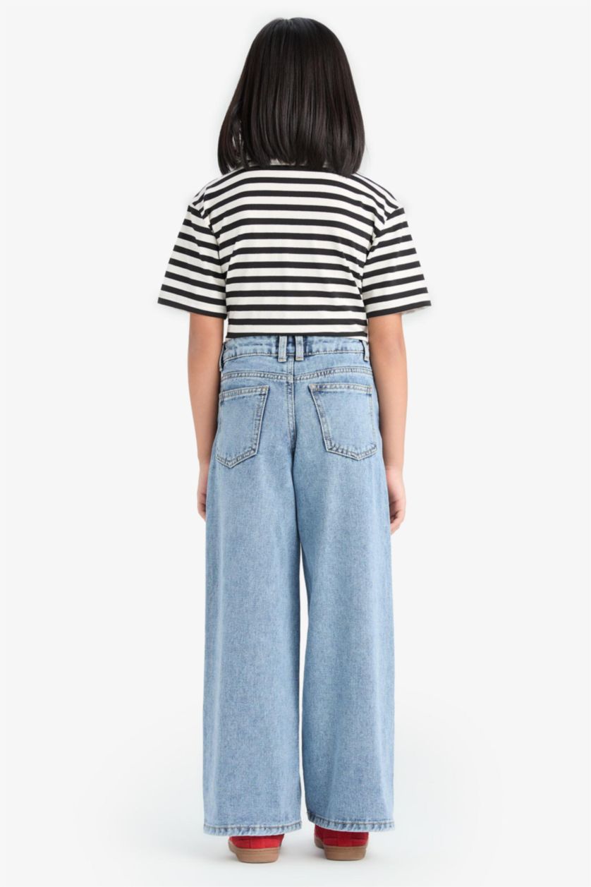 Girls & Teens Light Blue Girl Wide Leg Jeans