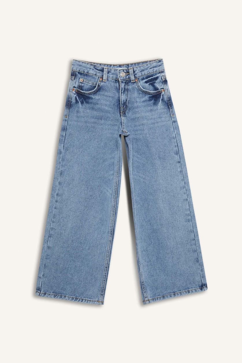 Girls & Teens Light Blue Girl Wide Leg Jeans
