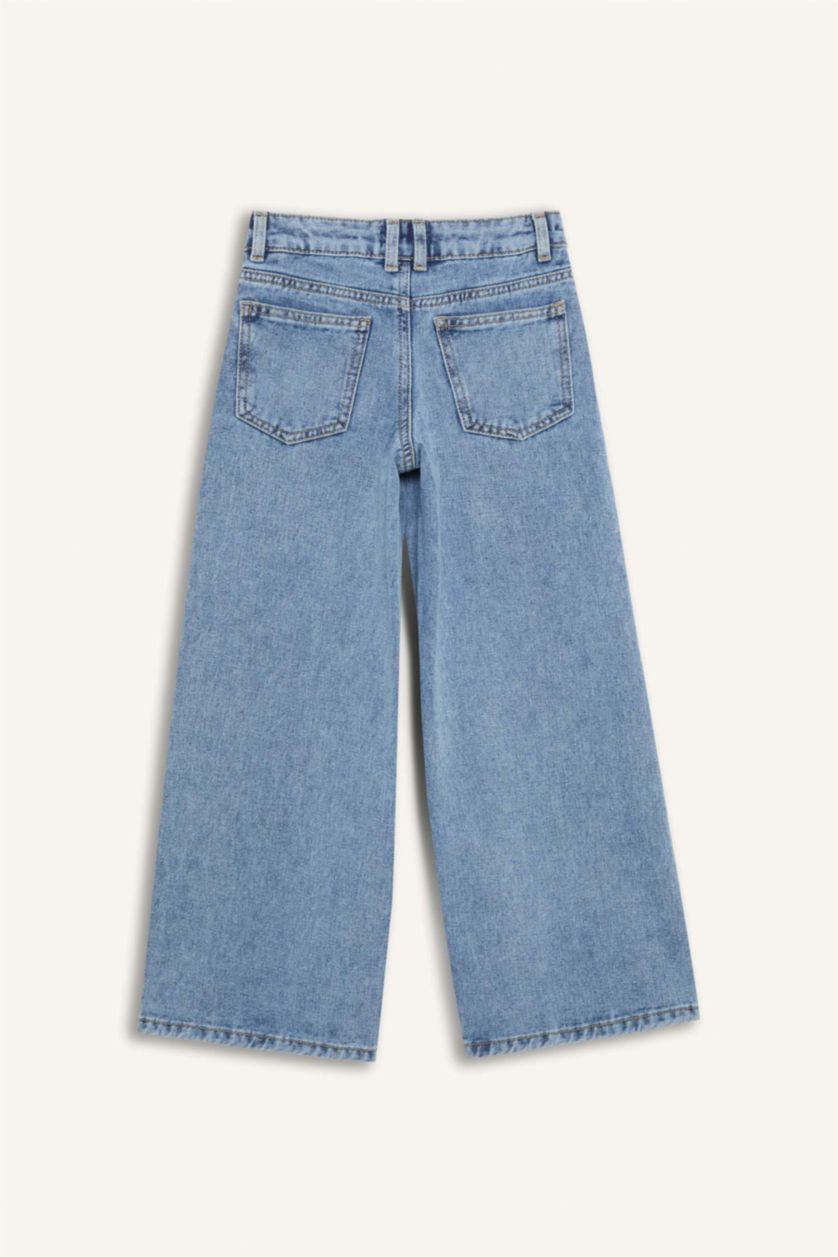 Girls & Teens Light Blue Girl Wide Leg Jeans