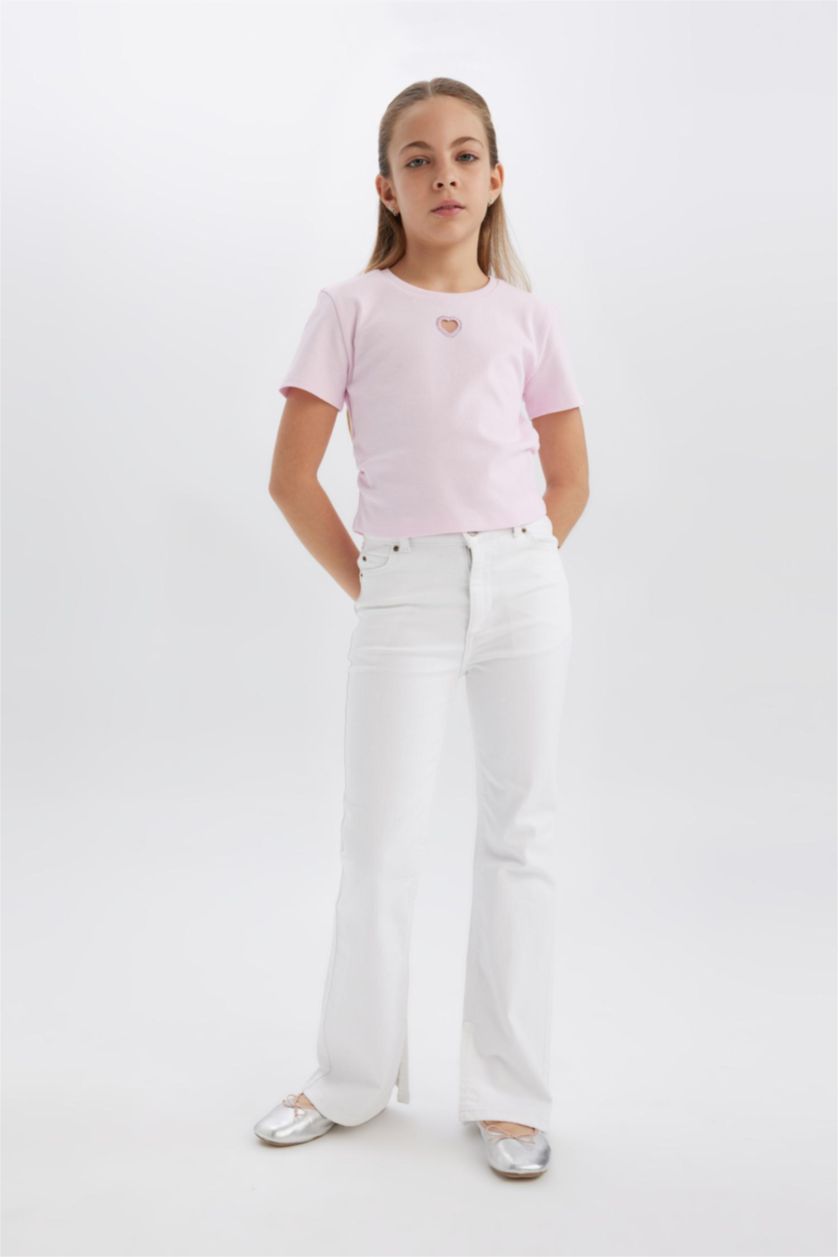 Girls & Teens White Girl Flare Fit Spanish Leg Jeans
