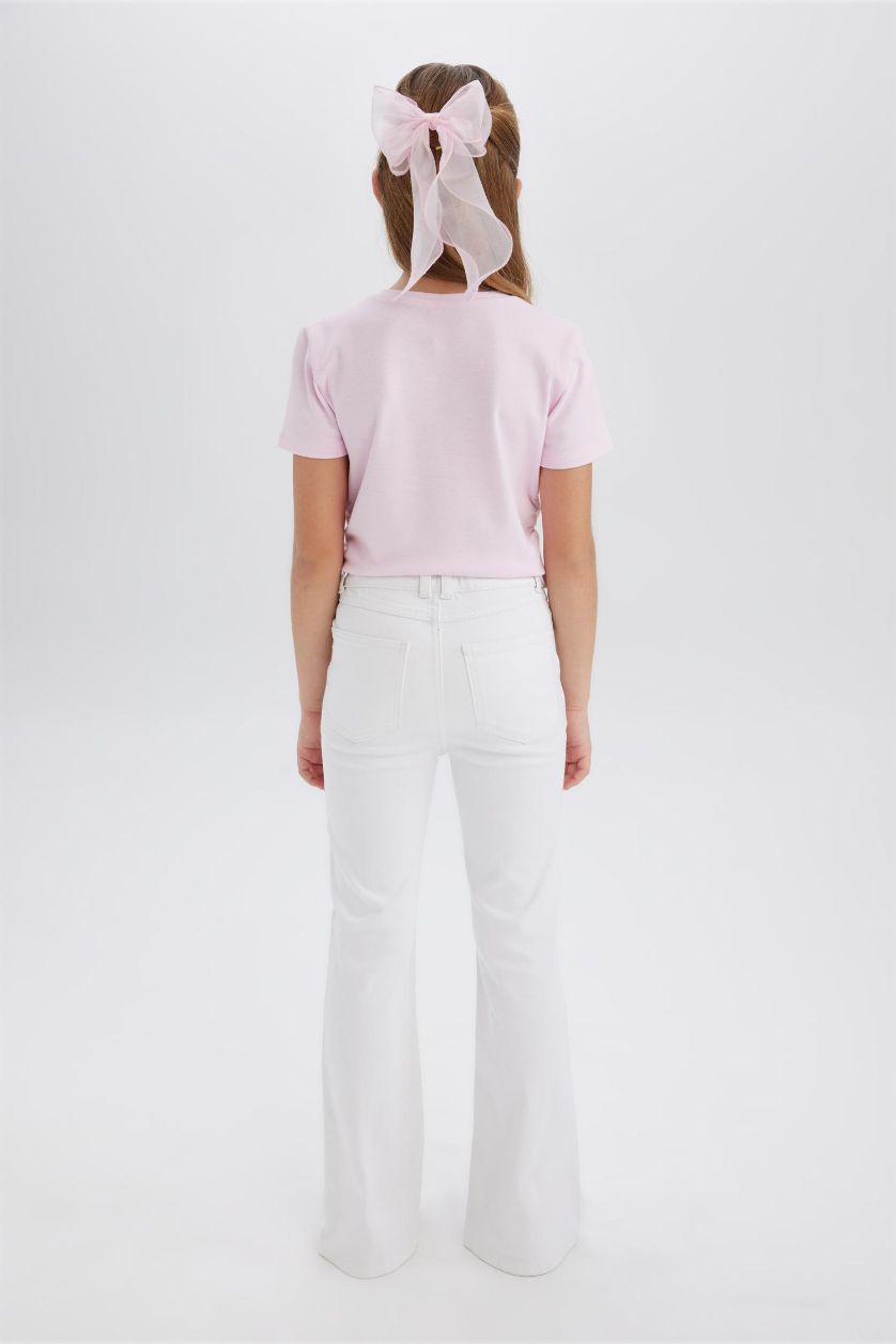 Girls & Teens White Girl Flare Fit Spanish Leg Jeans