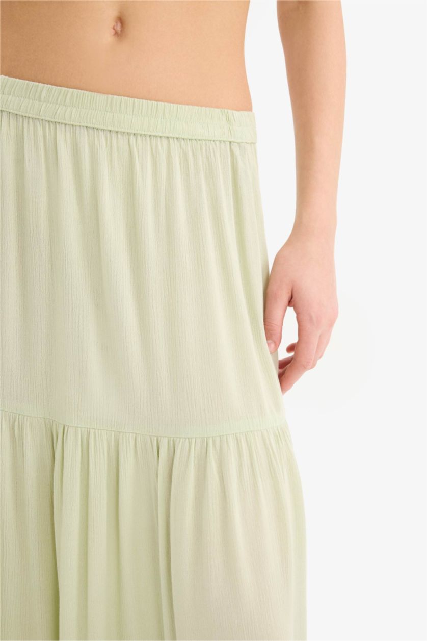 Әйелдерге Жалбыз мақта астары максималды ұзындық Тоқылған юбка