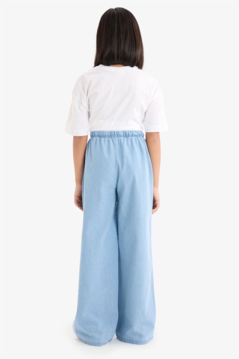 Girls & Teens Light Blue Girl Wide Leg Jeans
