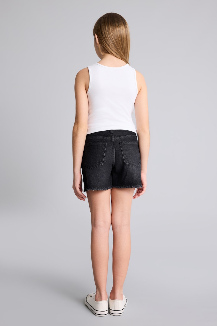 Young Girls - Teen Girls Anthracite Girl Cotton Shorts