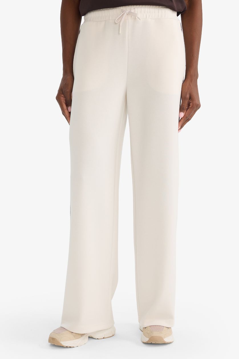 نساء بيج فاتح بنطرون بجامة رياضي وايد ليج برجل واسع