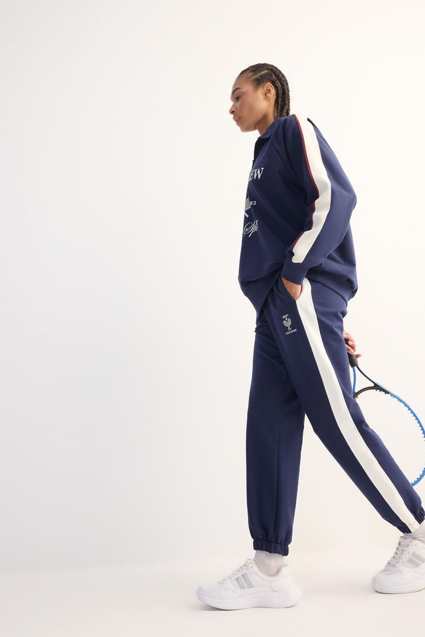 WOMAN NAVY DeFactoFit Standard Fit Jogger Sweatpants