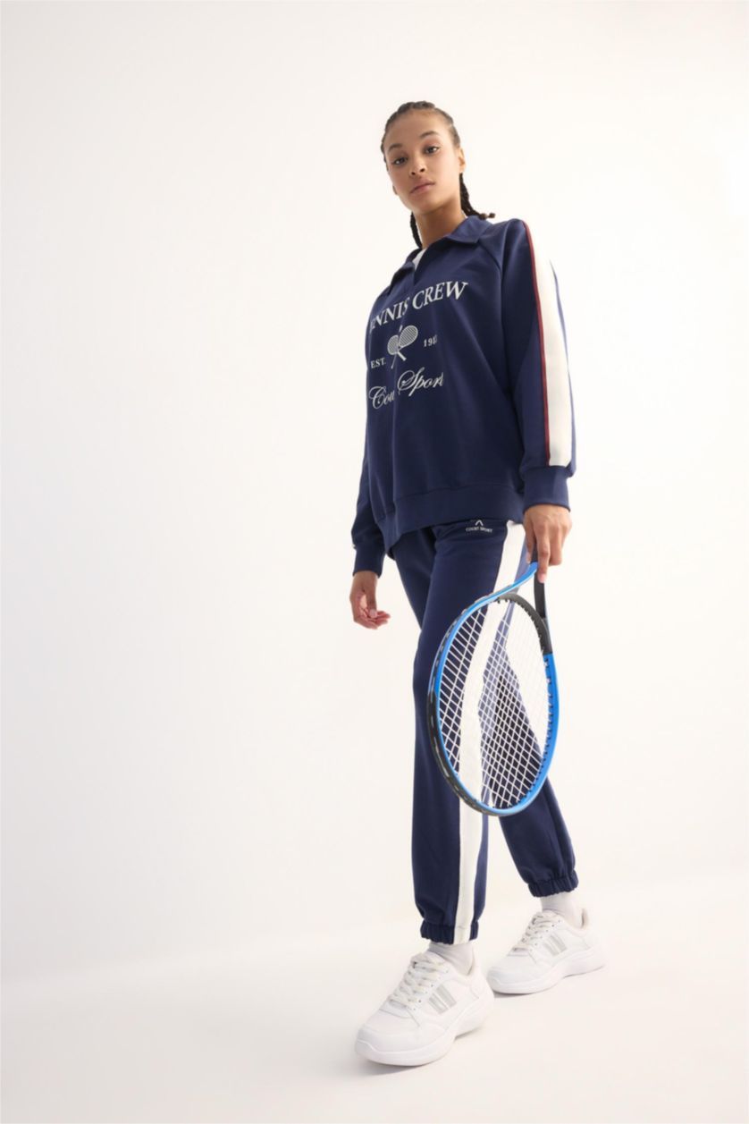 WOMAN NAVY DeFactoFit Standard Fit Jogger Sweatpants