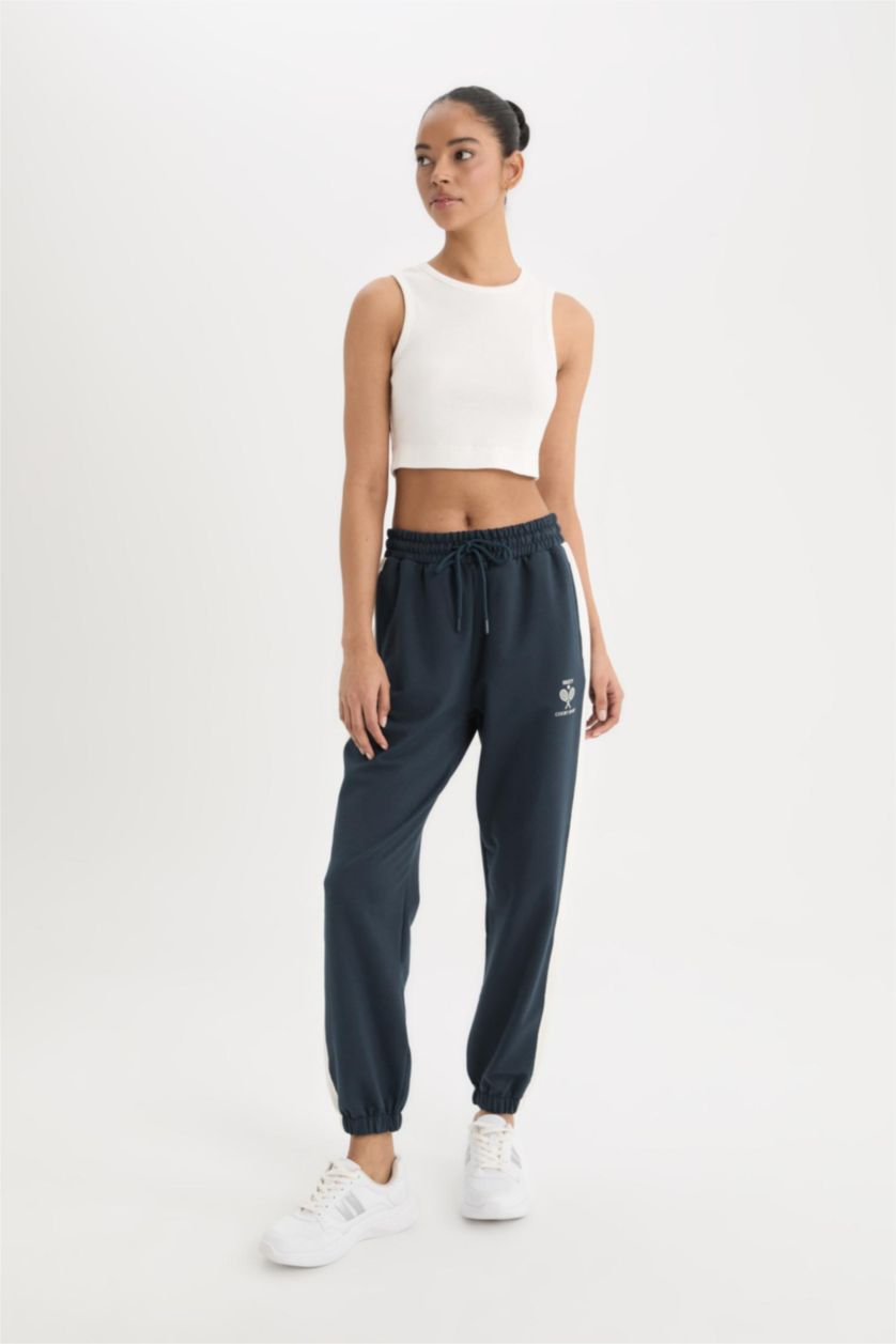 WOMAN NAVY DeFactoFit Standard Fit Jogger Sweatpants