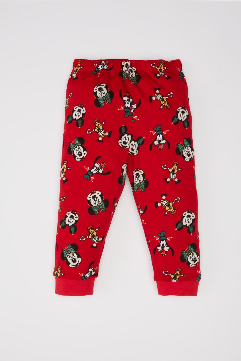 BABY BOY Red Baby Boy Disney Mickey & Minnie Top Bottom 2 Piece Pajama Set