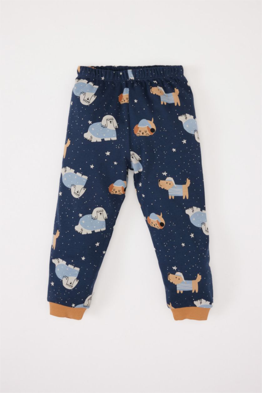 BABY BOY NAVY Baby Boy Printed Long Sleeve 2 Piece Pajama Set