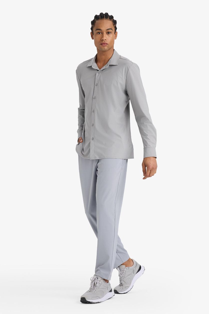 MAN Grey DeFactoFit Slim Fit Standard Leg Sports Jogger Sweatpants