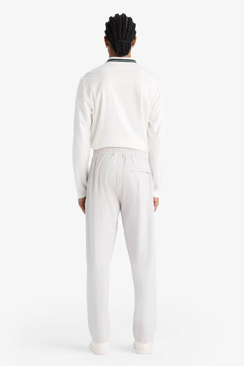 Ерлер Ашық сұр слим пішімі стандарт етек Джоггер