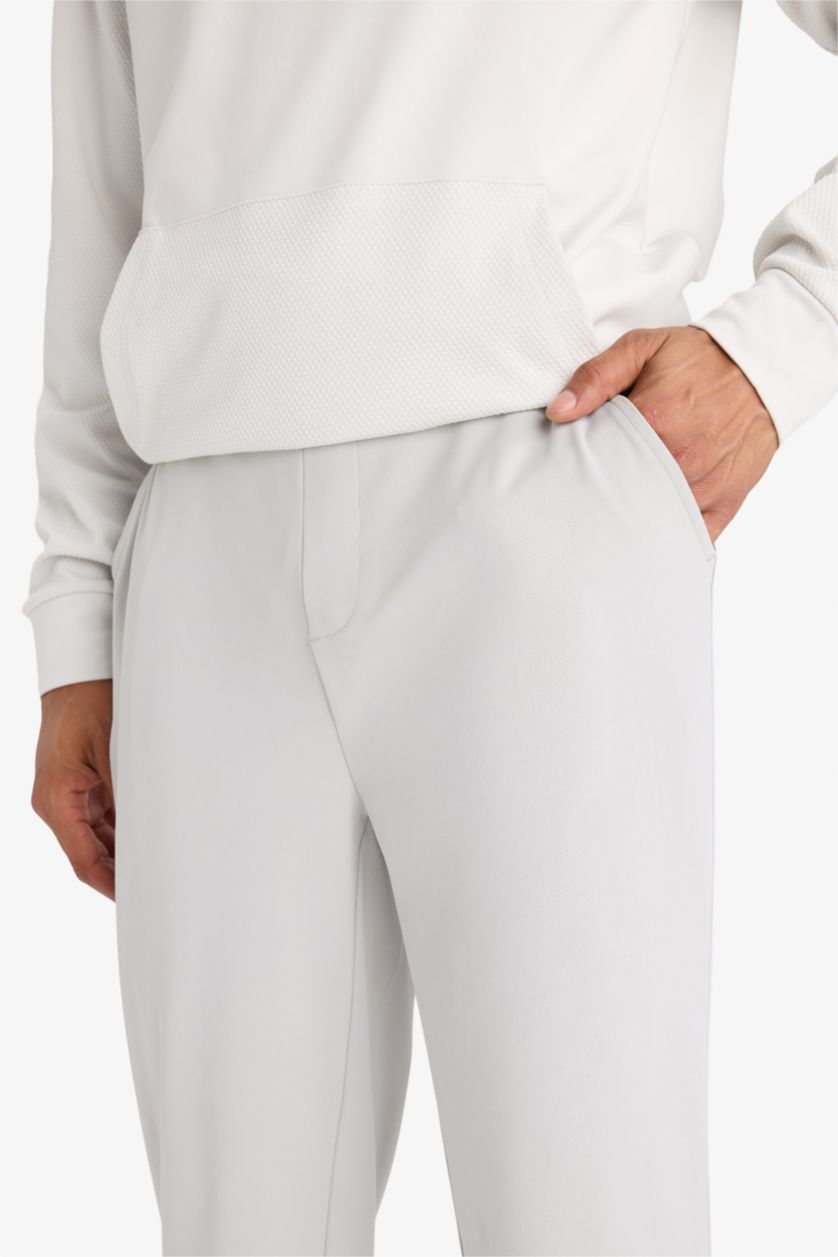 Ерлер Ашық сұр слим пішімі стандарт етек Джоггер