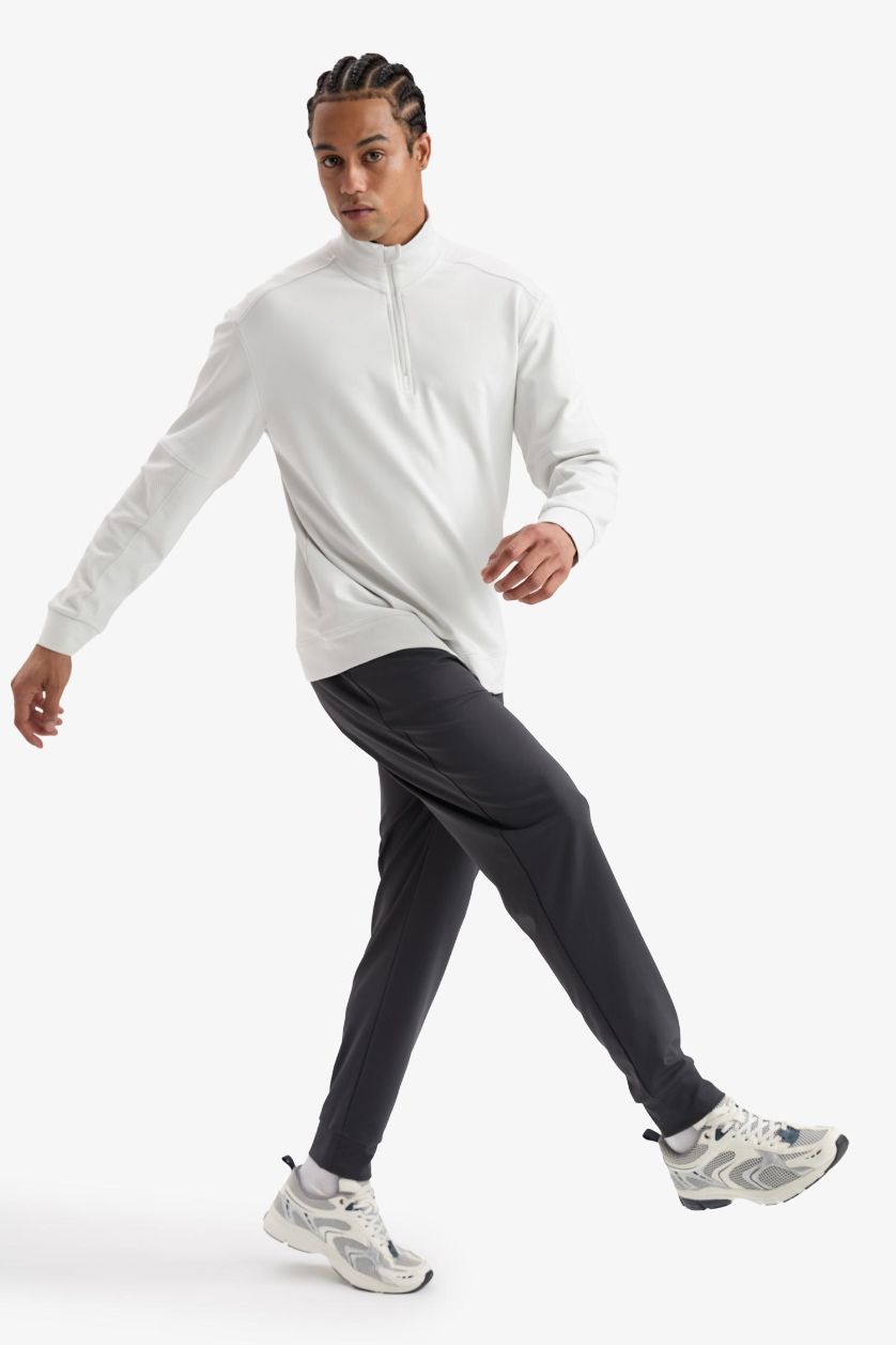 Erkek Antrasit Slim Fit Dar Kesim Standart Paça Sporcu Jogger Eşofman Altı