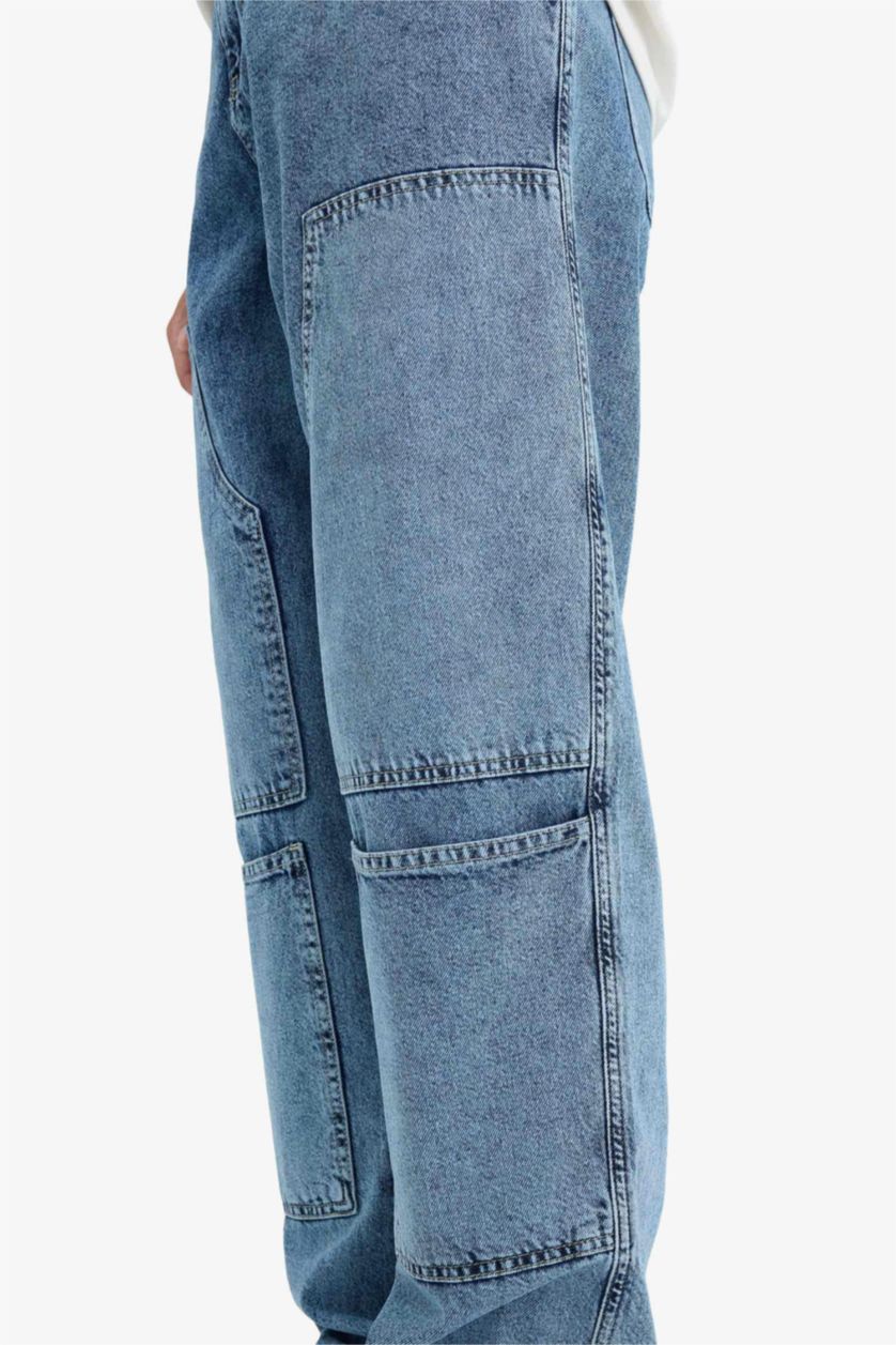 HOMME Bleu Coupe décontractée