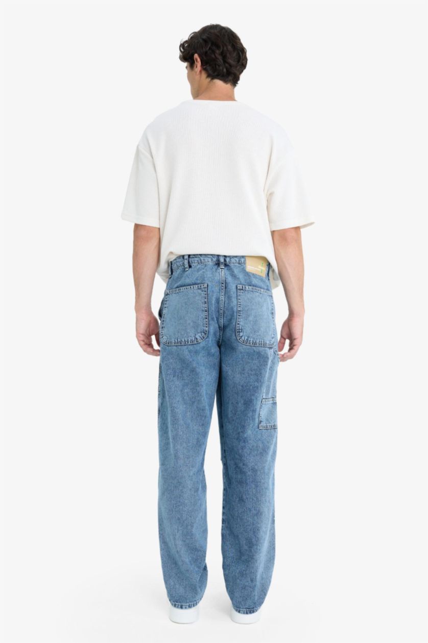 HOMME Bleu Coupe décontractée