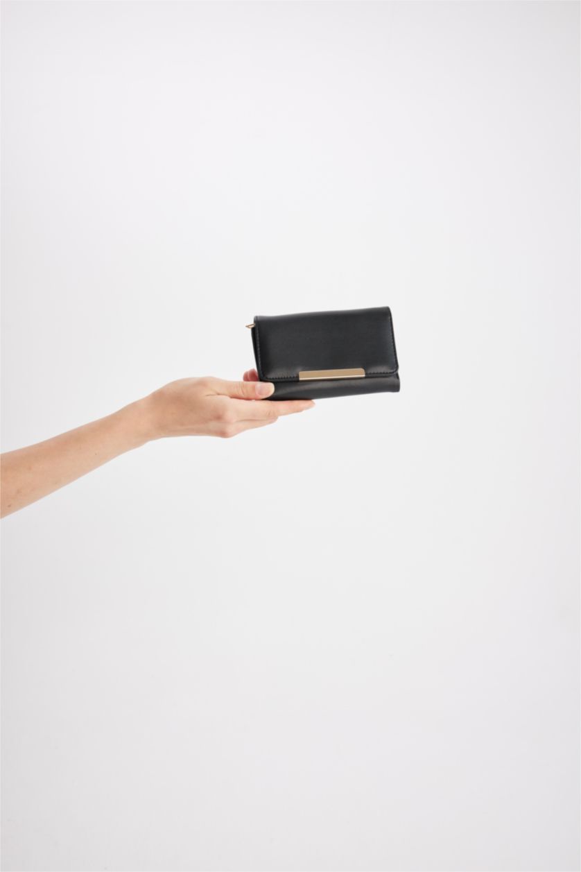 Kadın Siyah Kadın Suni Deri Cüzdan