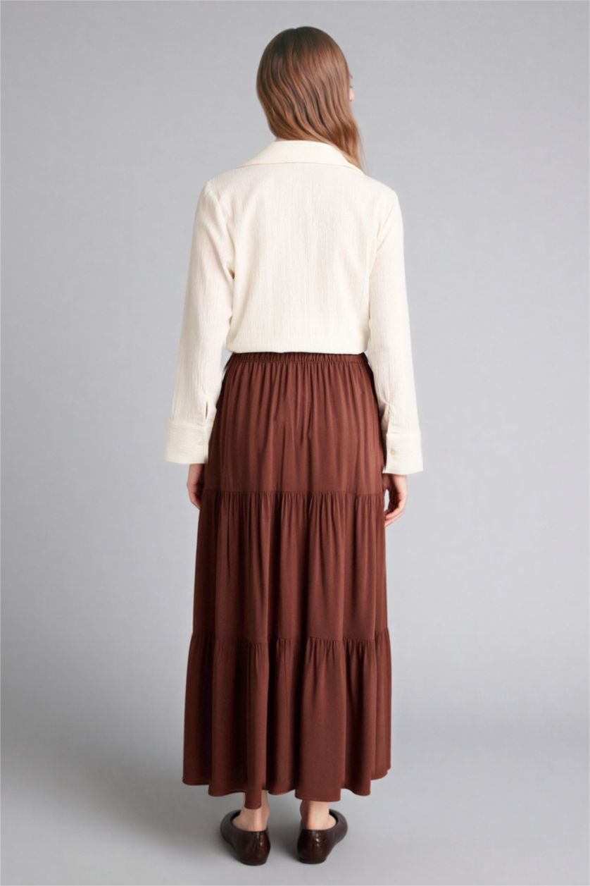 نساء بني فاتح تنورة طويل فيسكوز