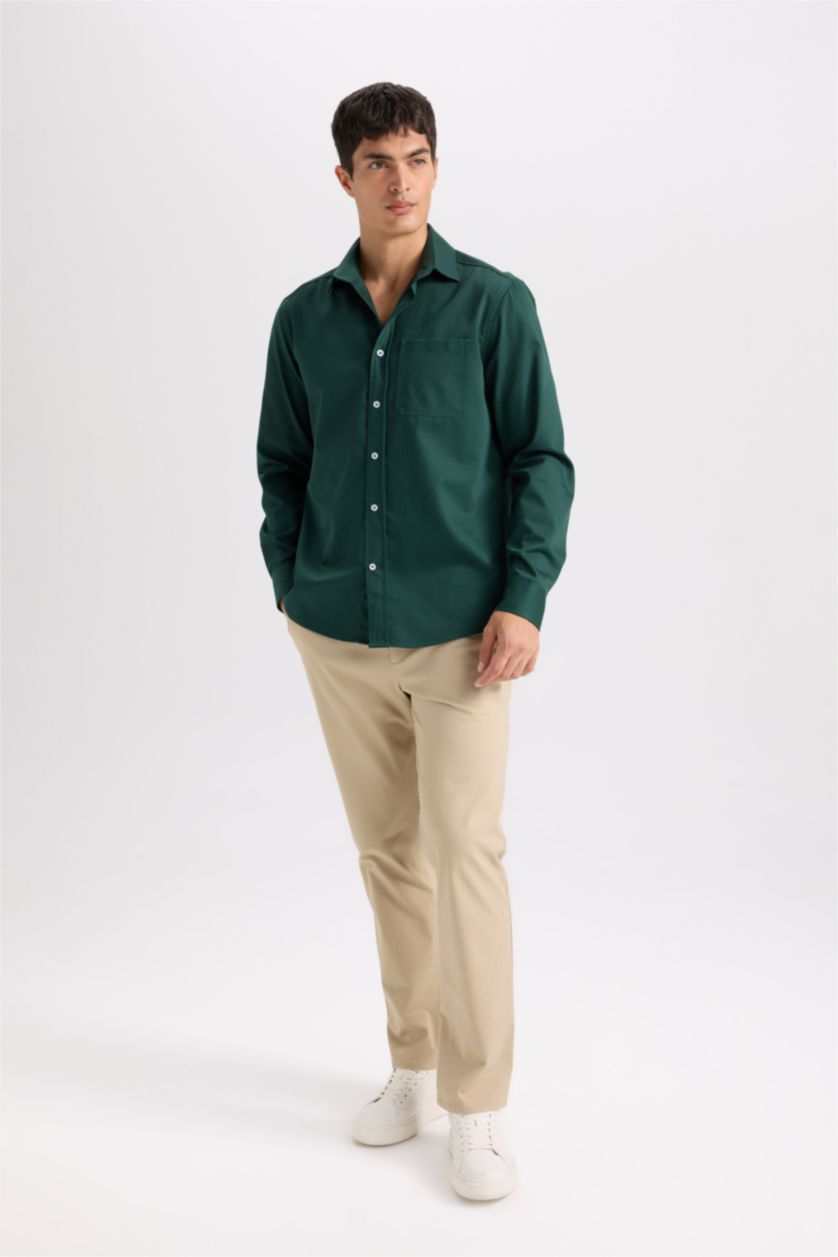 MAN Sand Regular Hem Trousers