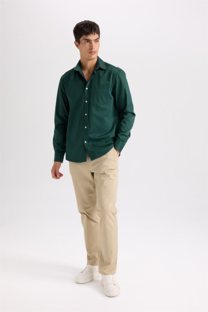 MAN Sand Regular Hem Trousers