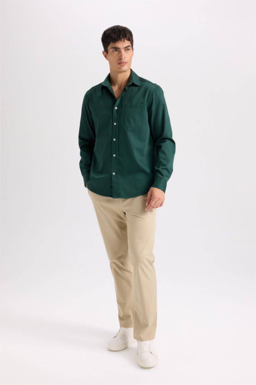 MAN Sand Regular Hem Trousers