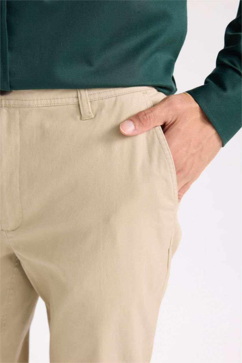 MAN Sand Regular Hem Trousers