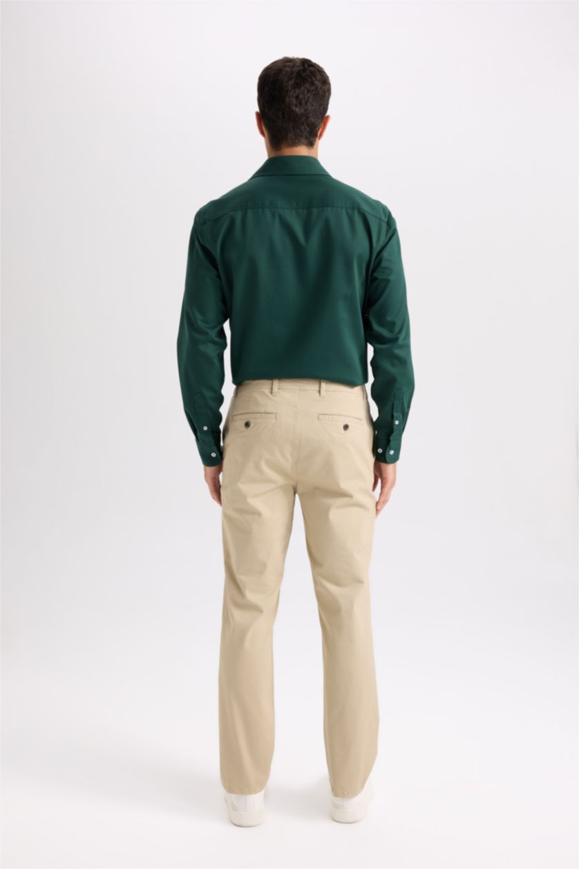 MAN Sand Regular Hem Trousers
