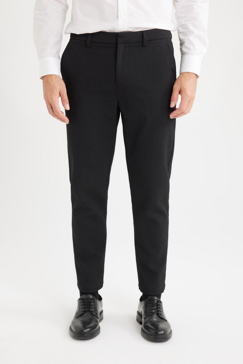 رجالي أسود بنطلون جوجر فيت صيفي