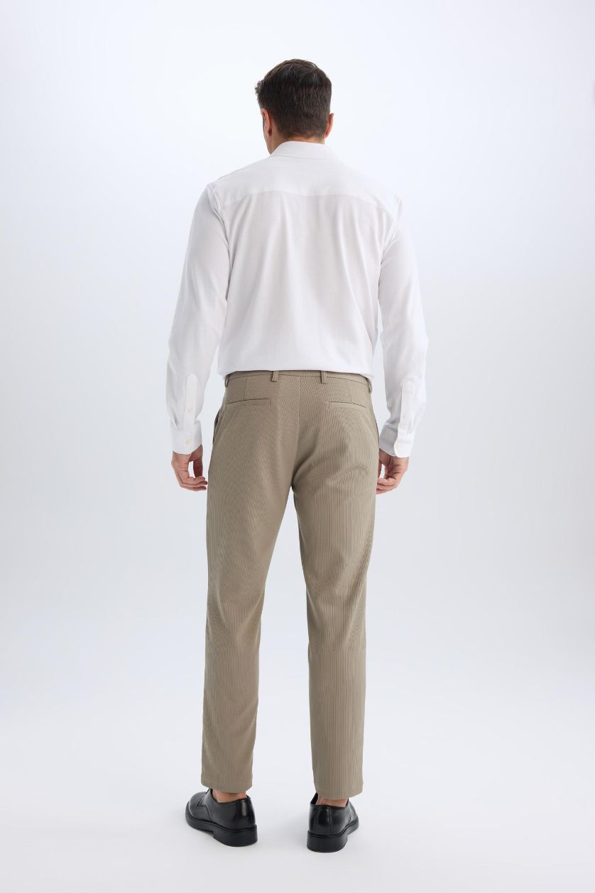 Erkek Açık Haki Jogger Cepli Yazlık Kumaş Pantolon