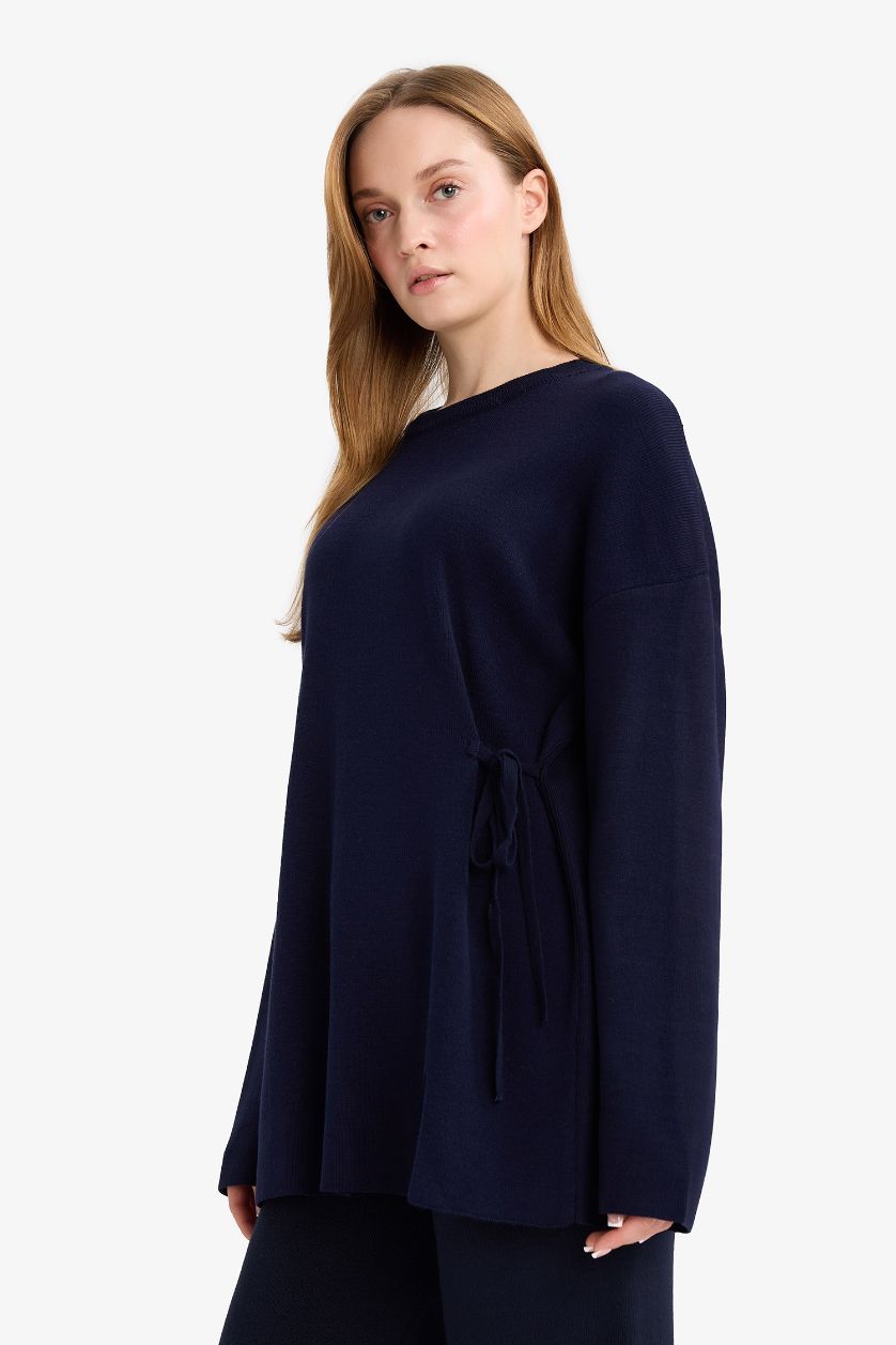 FEMME Marin Tunique à col rond Coupe régulière