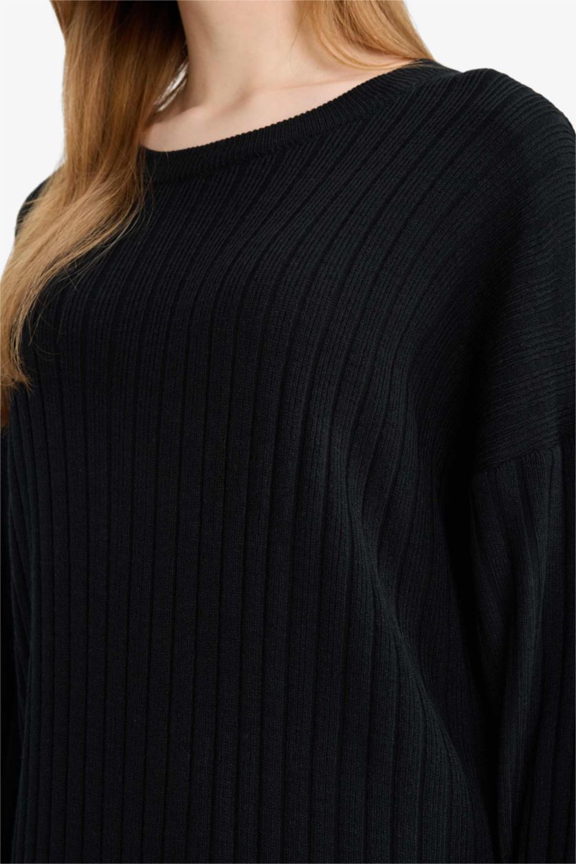 حريمي أسود فستان كم طويل قصة عادية