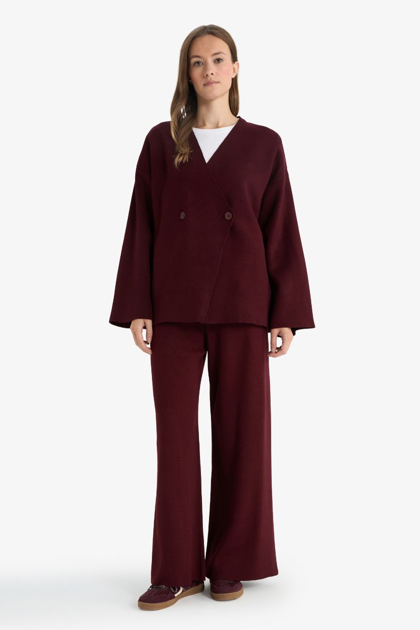 WOMAN Bordeaux Regular Fit Trousers