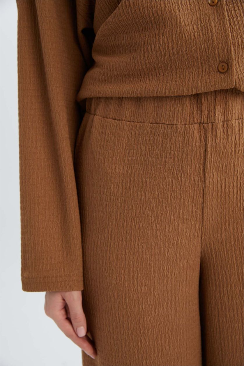 Әйелдерге ашық реңк тік пішім кресс матасы Шалбар