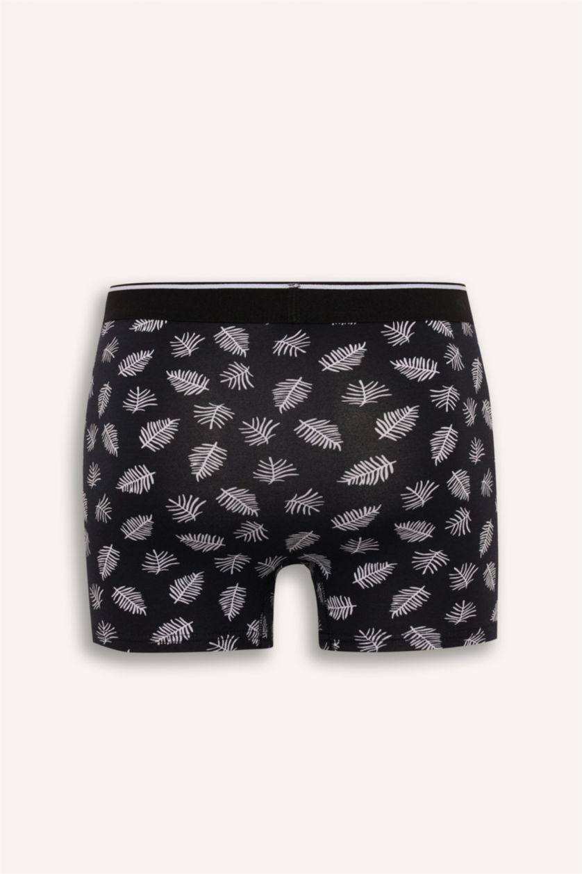 Erkek Lacivert Regular Fıt Çizgili 3'lü Boxer