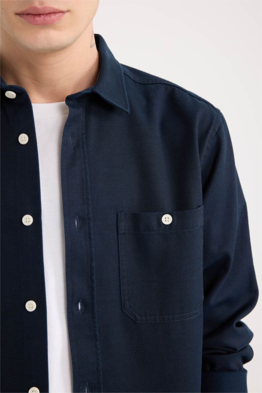 Ерлер әскери-теңіз қалыпты пішім Ұзын жеңді көйлек