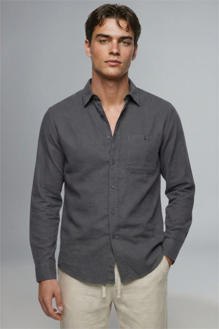 HOMME Noir Chemise premium