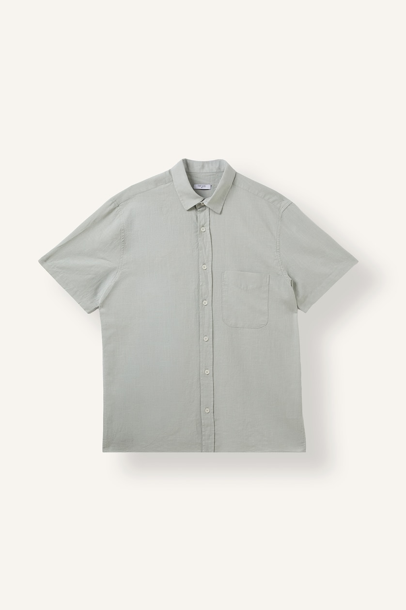 MAN Mint Regular Fit Polo Collar Short Sleeve Shirt