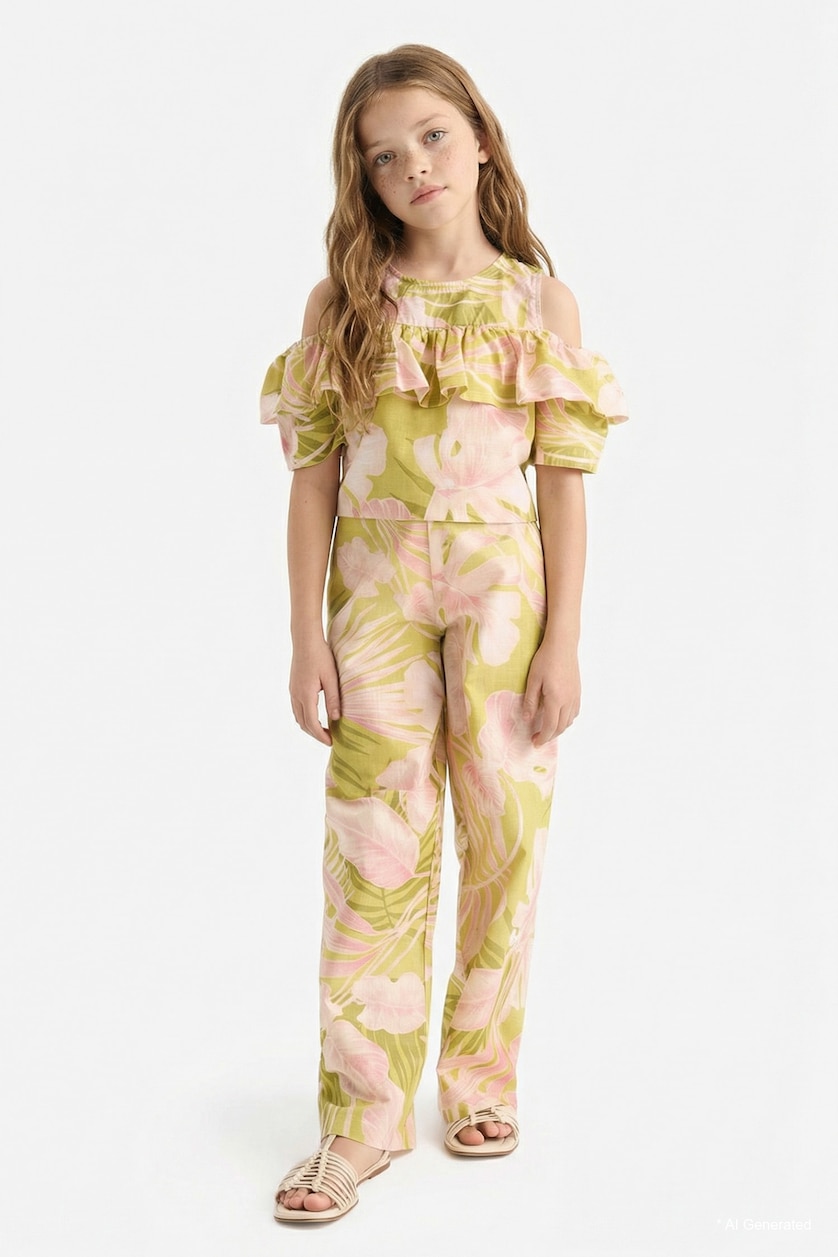 FILLES Vert Coton