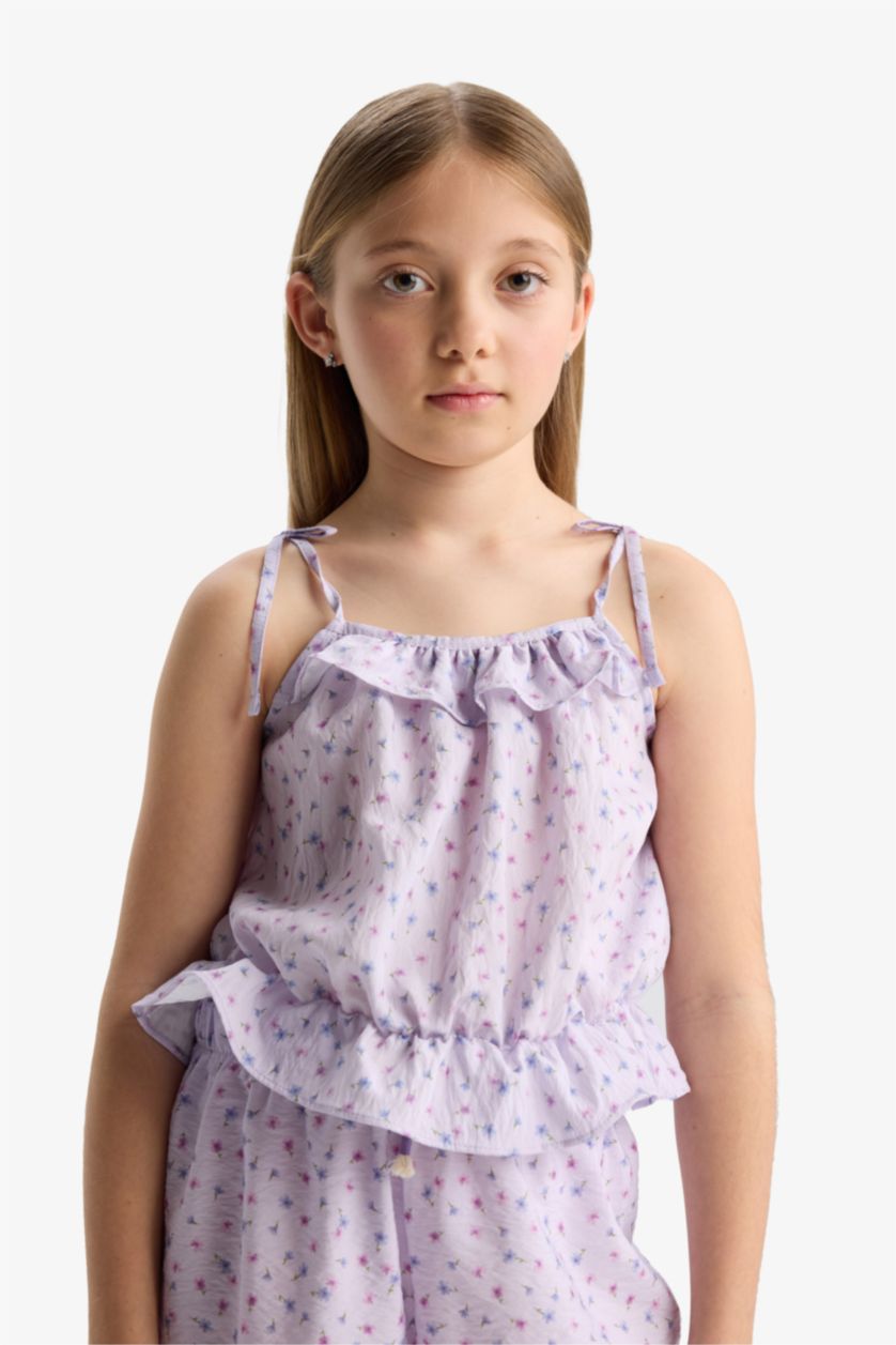 GIRLS & TEENS Lilac Girl Short Sleeve Blouse