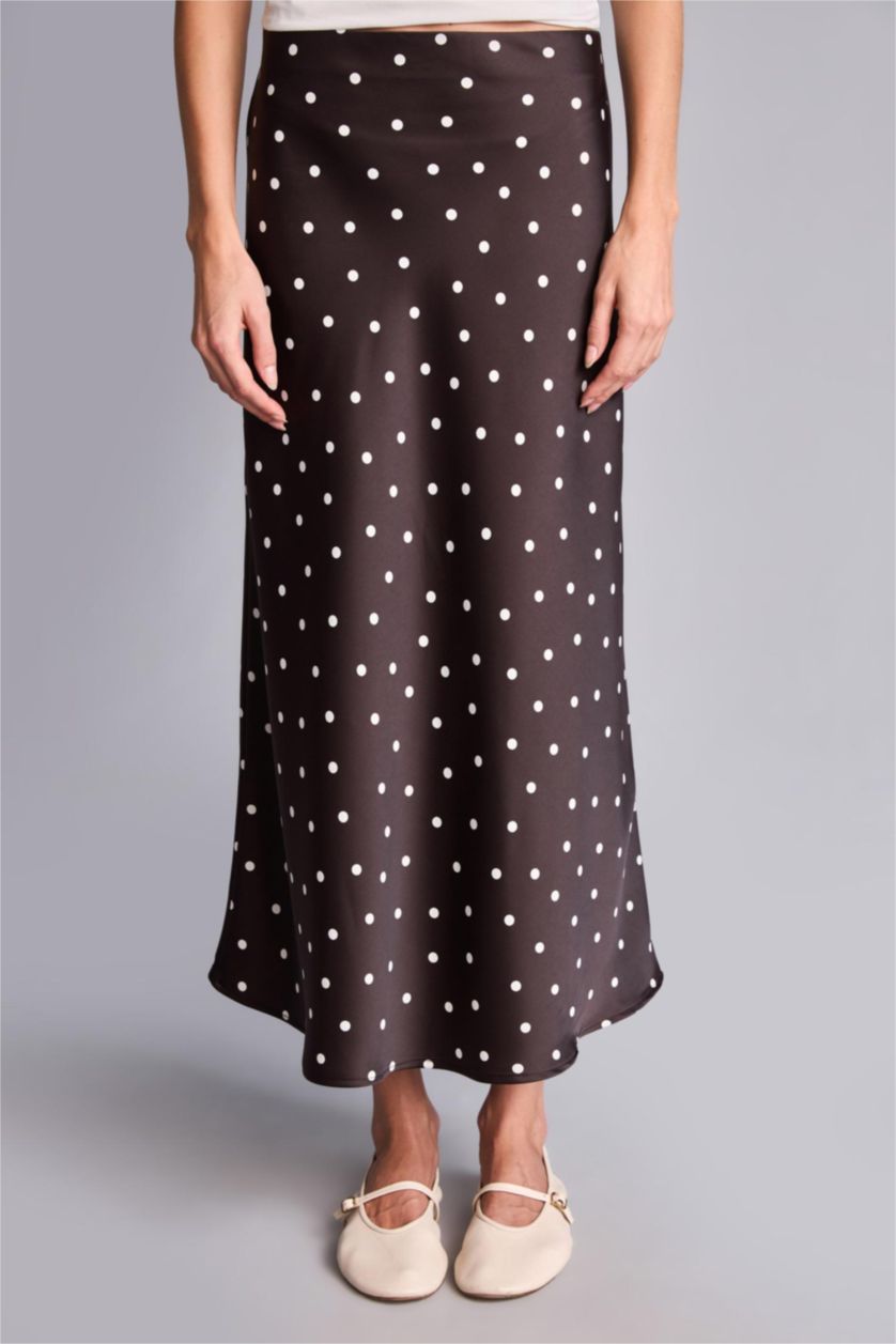Women Brown A Cut Maxi