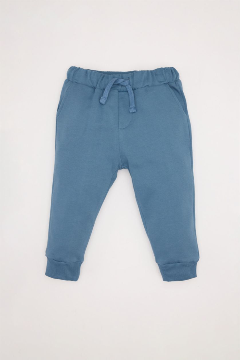 طفل صغير أزرق طقم بيبي اولادي سويت شيرت مخطط وبنطلون سويت بانتس - قطعتين