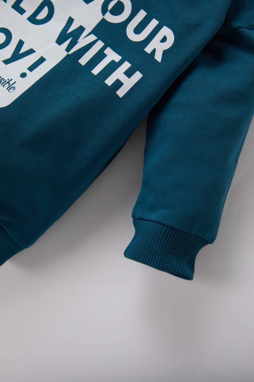 BÉBÉ GARÇON Vert Ensemble Sweatshirt imprimé et Jogging cargo pour BéBé Garçon