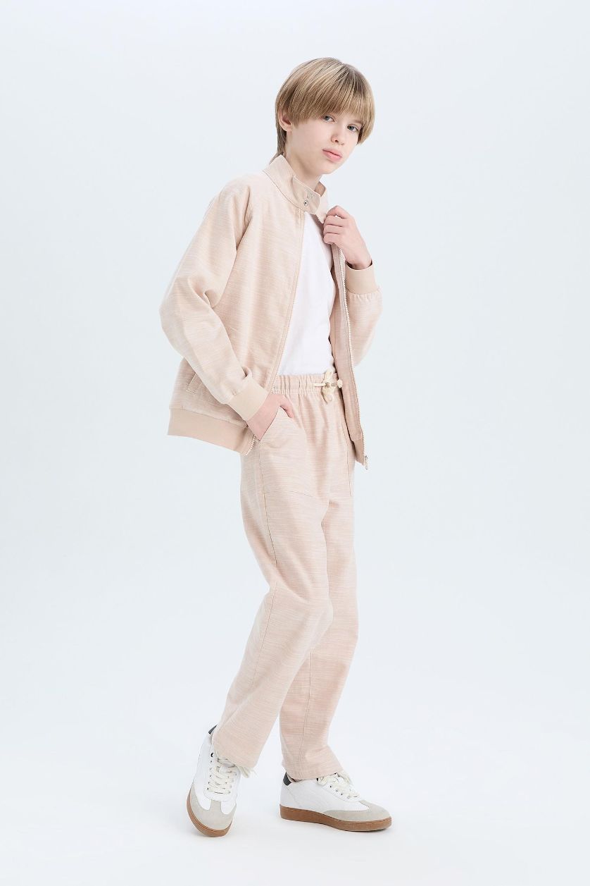 Boys & Teens Beige Boy Regular Fit Standard Leg Trousers