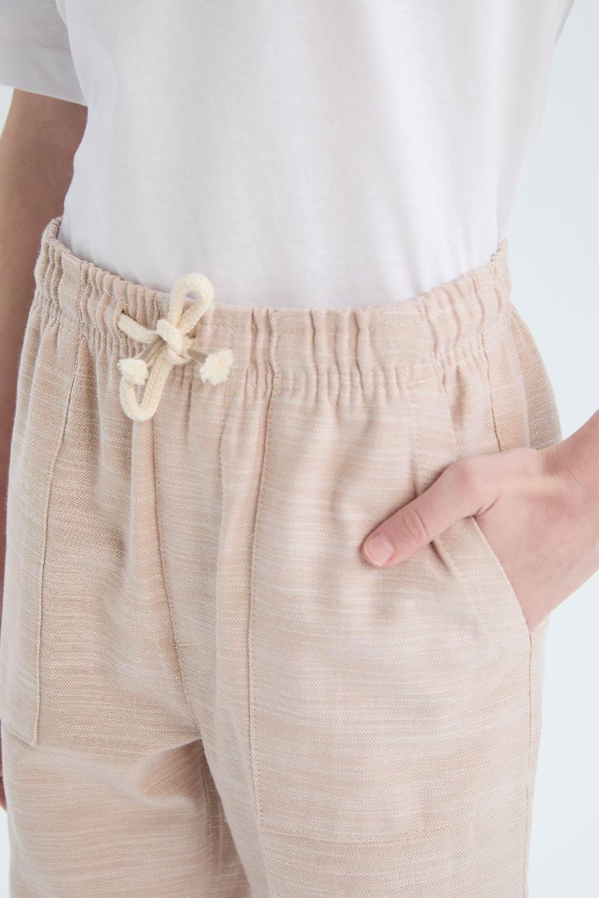 Boys & Teens Beige Boy Regular Fit Standard Leg Trousers