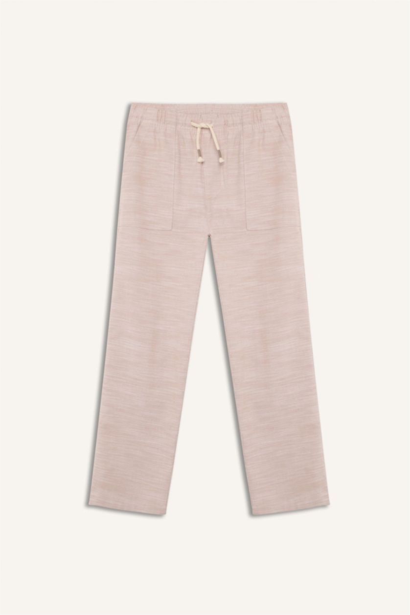 Boys & Teens Beige Boy Regular Fit Standard Leg Trousers