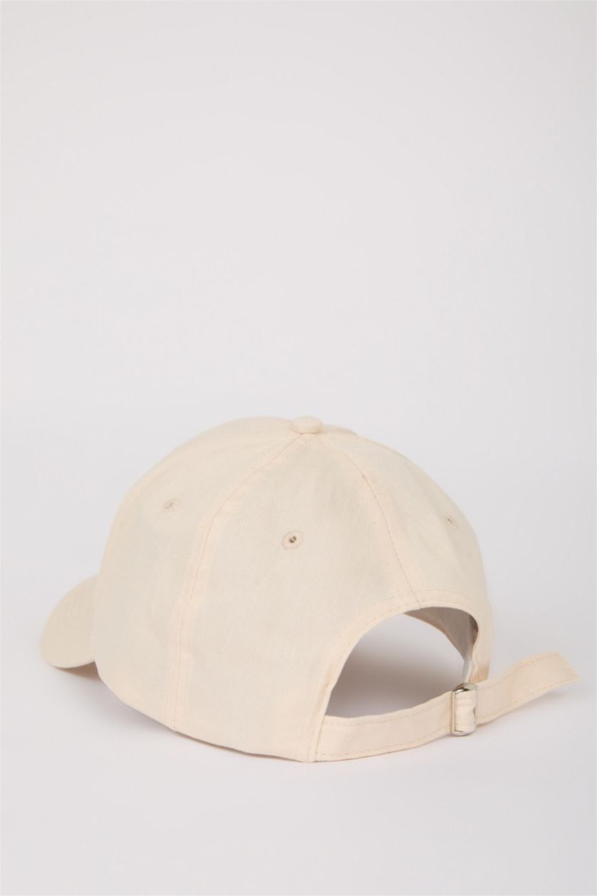 MAN Beige Man Cotton Embroidered Cap